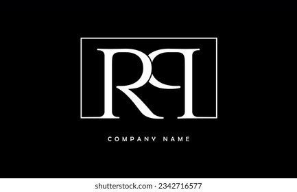 Rp Pr Abstract Letters Logo Monogram Stock Vector Royalty Free