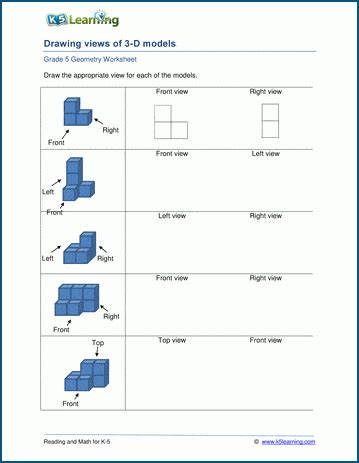 How To Draw 3d Shapes Worksheet