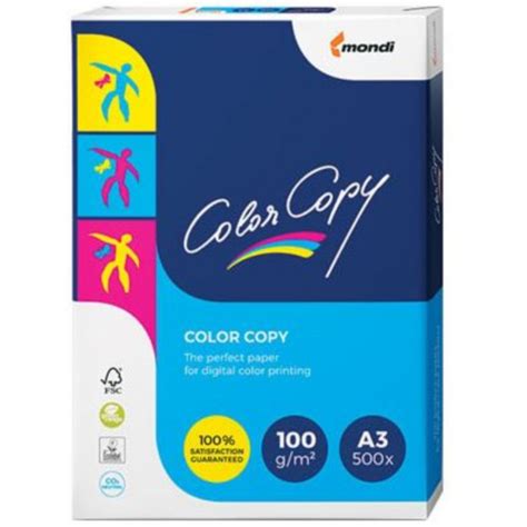 Color Copy Paper Uncoated A3 100gsm Ream Of 500