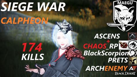 SPARTAN 174 KILLS Black Desert Maegu Mass PVP Ascens Chaos RP Black