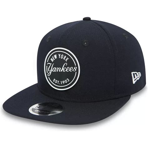 Bon Plano Preto Snapback Fifty Rubber Emblem Da New York Yankees Mlb