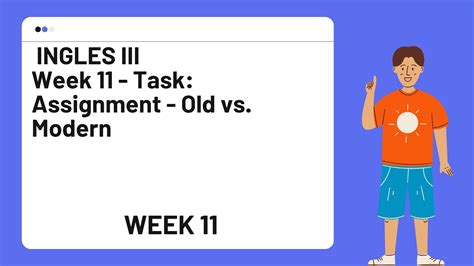 Week Task Assignment Old Vs Modern By C Sar Alarc N Silva