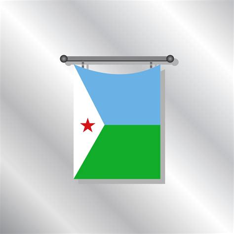 Illustration of Djibouti flag Template 13349503 Vector Art at Vecteezy