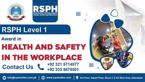 Rsph Level 1 Award In Health And Safety In The Workplace