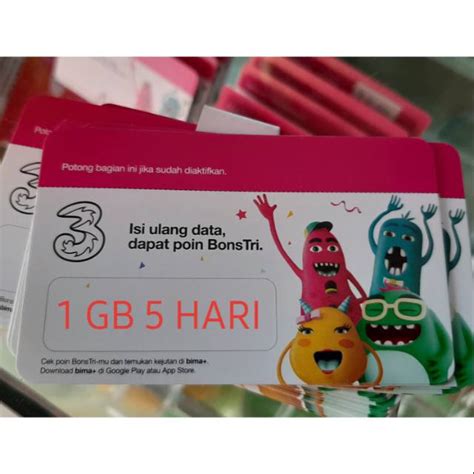 Jual Voucher Three Mini Gb Fisik Shopee Indonesia