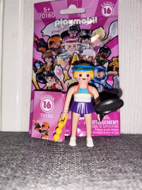 PLAYMOBIL GIRLS SERIE 16 Tennisspielerin Figur 70160 Tennis EUR 6 00