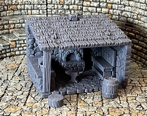 Blacksmith Building Dwarven Blacksmith Dragonlock Dnd Pathfinder