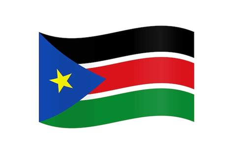 Premium Vector Flag Of South Sudan Vector Illustration