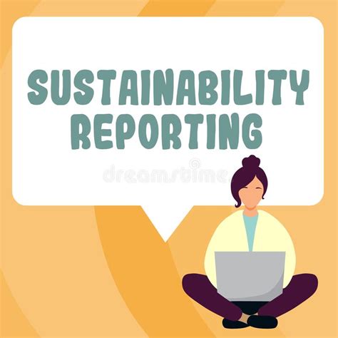 Conceptual Display Sustainability Reporting Business Overview Give