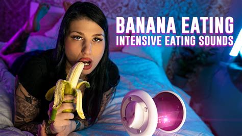 Asmr Banana Eating Mouth And Eating Sounds Youtube