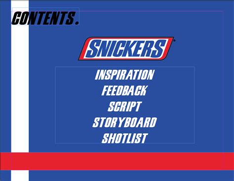 snickers presentation on Behance