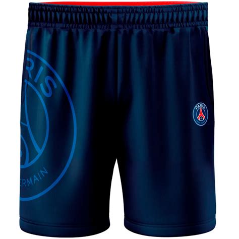 Conjunto Infantil Psg Kit Camisa E Shorts Azul Marinho