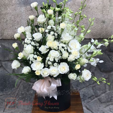 Hộp Hoa Chia Buồn 01