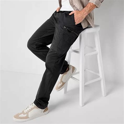 Arizona Mens Drawstring Waist Slim Fit Cargo Pant Jcpenney