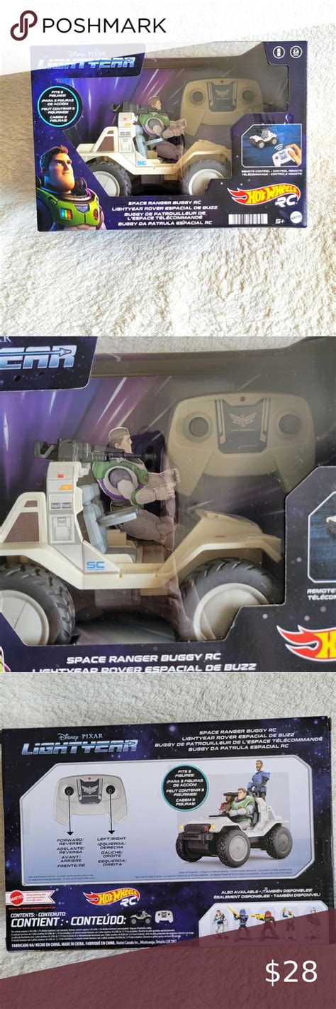 New Disney Pixar Hot Wheels R Control Lightyear Star Command Transport Vehicle