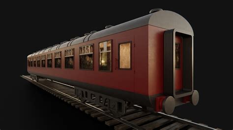 ArtStation - Rail train wagon compartment coach interior hogwarts ...