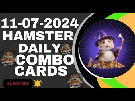 Hamster Kombat Daily Combo Cards Hamster Kombat Daily Combo July