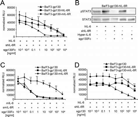 Inhibition Of Classic Signaling By Sgp130 On Ba F3 Gp130 IL 6R Cells A