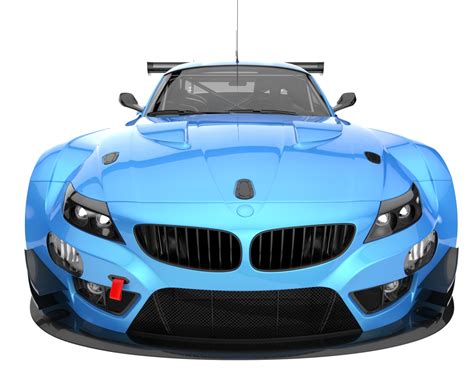 Race Car Isolated On Transparent Background D Rendering