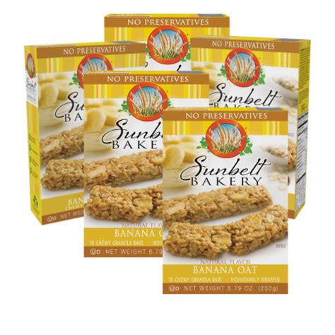 Sunbelt Bakery Banana Oat Granola Bars, 5 Boxes, 5 - Kroger