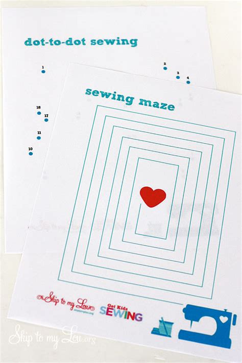 Easy Sewing Projects For Kids Free Practice Sheets Artofit