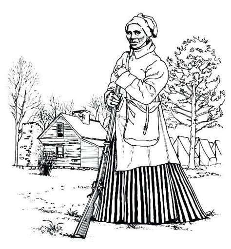 Printable Harriet Tubman Coloring Page Printable World Holiday 2232 Hot Sex Picture