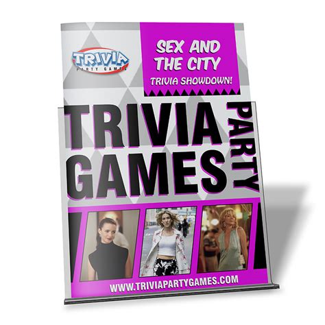 Sex And The City Trivia Party Game Booklet Trivia Party Games