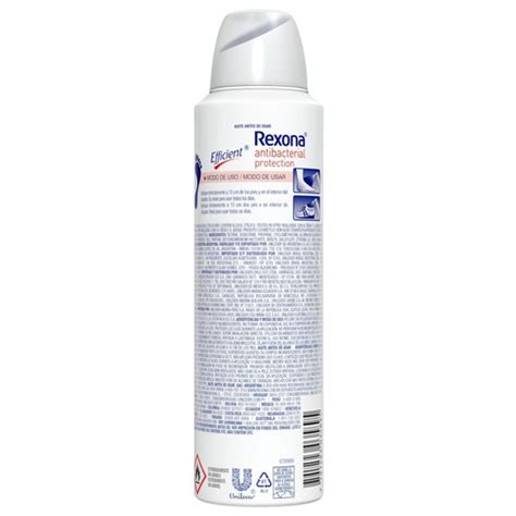 Antitranspirante En Aerosol Rexona Antibacterial Protection Efficient