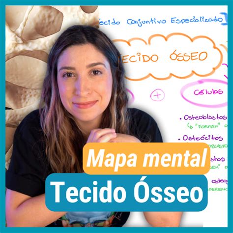 MAPA MENTAL TECIDO ÓSSEO Material de Apoio aulas Youtube Anatomia