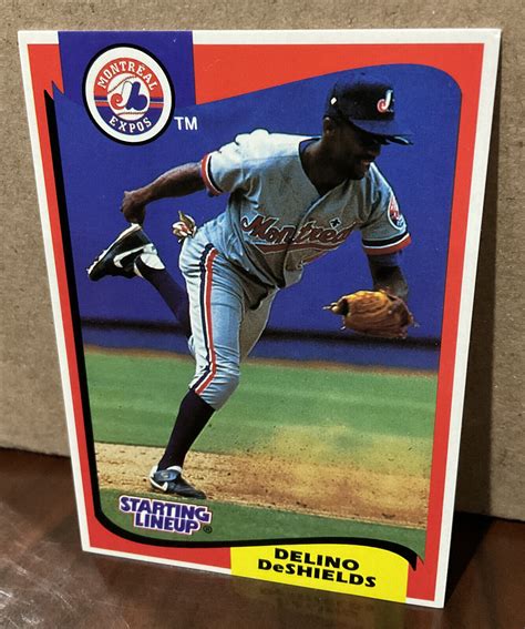 Delino Deshields Kenner Starting Lineup Card Montreal Expos Ebay