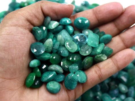 500 00 Carat Certified Natural Mix Shape Colombian Green Emerald