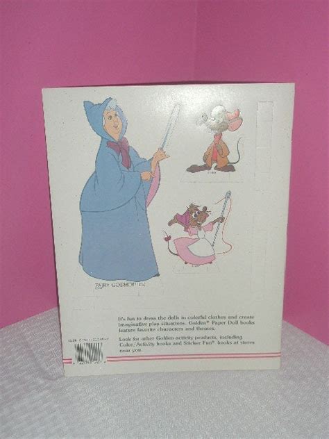 Vintage 1989 DISNEYS CINDERELLA Paper Doll Book Paper Dolls