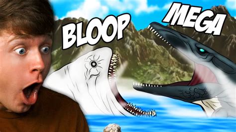 Reacting To Bloop Vs Mega Mosasaurus Youtube