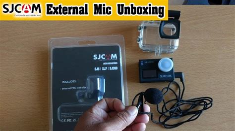 SJCAM External Mic Unboxing For SJ6 Legend Sj7 SJ360 Sjcam 6