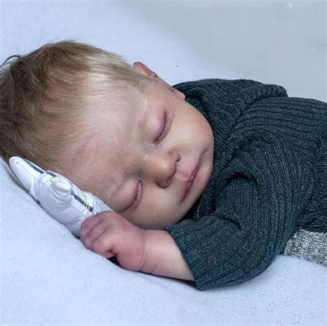 Sleeping Reborn Baby Boy Imogen Soft Weighted Body Cute Lifelike