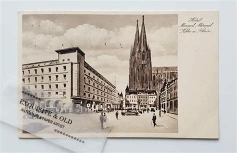 Ak Hotel Monopol Metropol K Ln A Rhein Ansichtskarte Postkarte Reise