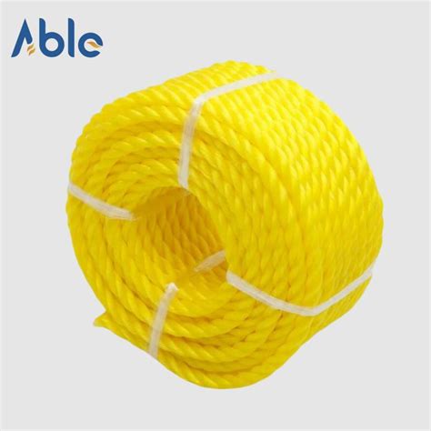 Strand Super Danline Polypropylene Pp Pe Rope Yellow Color Super