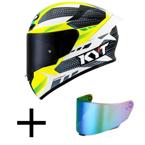 Capacete Kyt Tt Course Gear Preto Casas Bahia