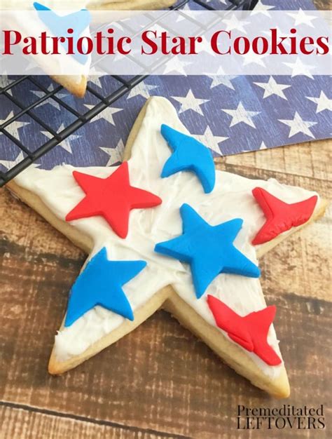 Patriotic Star Cookies Recipe And Tutorial