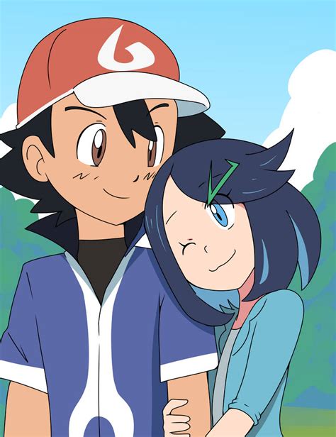 Ash X Liko By Aokushan On Deviantart