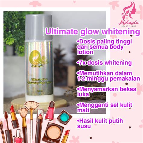 ORIGINAL ULTIMATE GLOW 7X DOSIS NIGHT EXTRA DOSIS HB LOTION