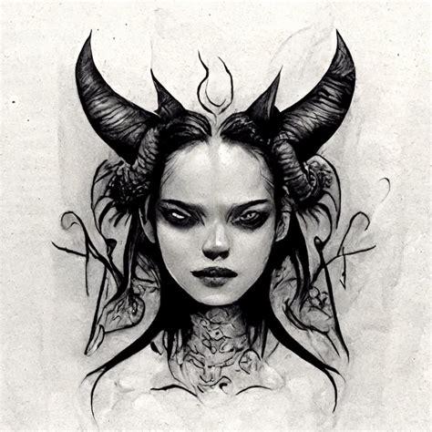 Female Demon Drawings