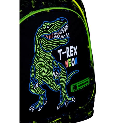 Plecak Szkolny Ergonomiczny Astra Ab T Rex Neon