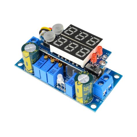 A Mppt Solar Panel Controller Step Down Buck Charging Module Dual