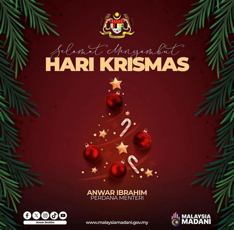 Pm Ucap Selamat Menyambut Hari Krismas