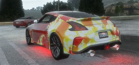 Fire Bending Livery For 00AbOlFaZl00 S 2016 Nissan 370Z Nismo GTA5