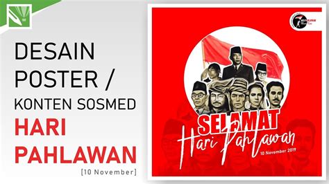 Tutorial Membuat Desain Poster Hari Pahlawan Untuk Konten Sosmed