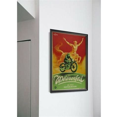 Plakat W Stylu Retro Plakat W Stylu Retro Motoconfort Sur Pneus