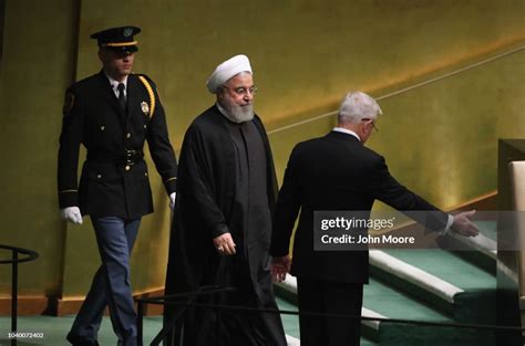 President Of Iran Hassan Rouhani Arrives To Address The United News Photo Getty Images