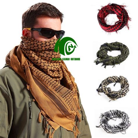 Kango Military Shemagh Tactical Desert Scarf 100 Cotton Scarf Wrap